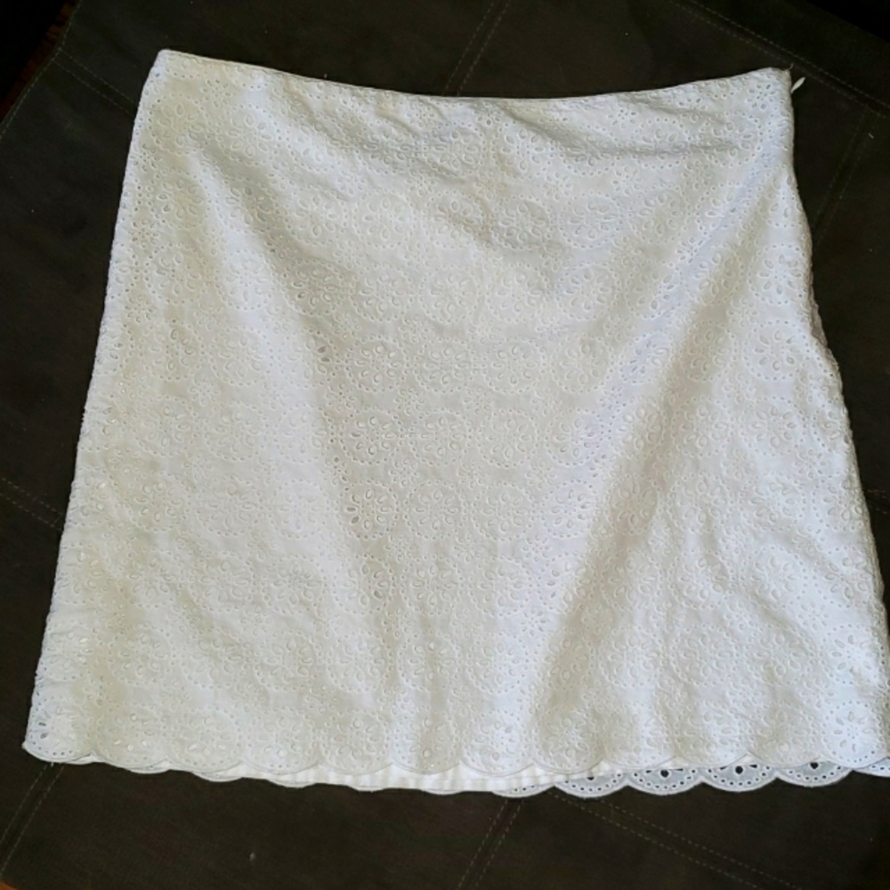 J.CREW white skirt 14